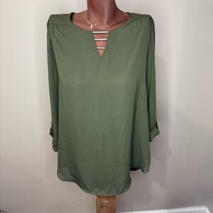 Apt. 9 Forest Green Women's Blouse (M)